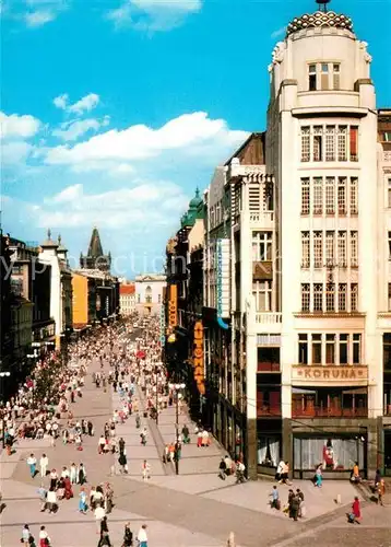 AK / Ansichtskarte Praha_Prahy_Prague Stadtansicht Koruna Fussgaengerzone Praha_Prahy_Prague