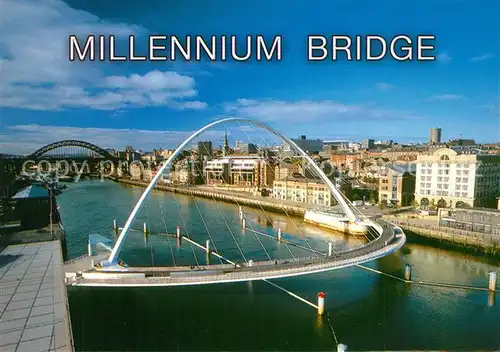 AK / Ansichtskarte Newcastle_upon_Tyne Millenium Bridge Newcastle_upon_Tyne
