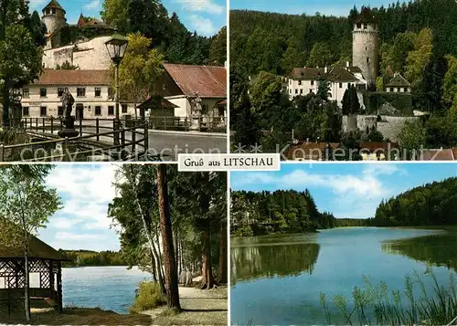 AK / Ansichtskarte Litschau Schloss Ortsansicht Litschau