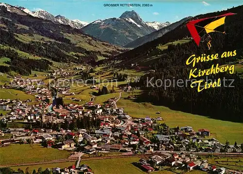 AK / Ansichtskarte Kirchberg_Tirol Fliegeraufnahme Grosser Rettenstein Kirchberg Tirol