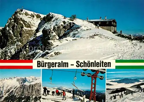 AK / Ansichtskarte Aflenz Buergeralm Schoenleitenhaus Winter Aflenz