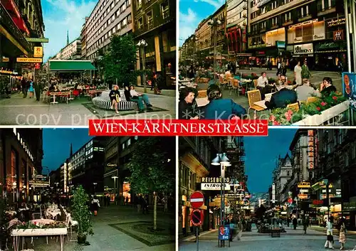 AK / Ansichtskarte Wien Kaertnerstrasse Fussgaengerzone Wien