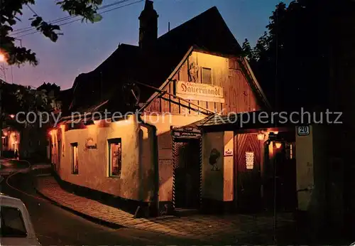 AK / Ansichtskarte Grinzing_Wien Hauermandl Nacht Grinzing Wien