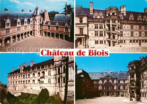 AK / Ansichtskarte Blois_Loir_et_Cher Chateau Blois_Loir_et_Cher