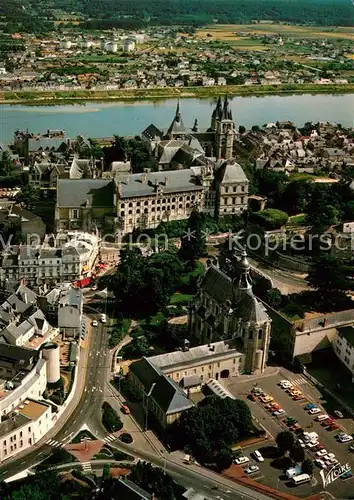 AK / Ansichtskarte Blois_Loir_et_Cher Fliegeraufnahme La poste eglise Saint Vincent de Paul Blois_Loir_et_Cher