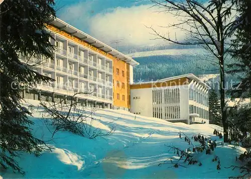 AK / Ansichtskarte Spindlermuehle_Spindleruv_Mlyn Interhotel Montana Winter Spindlermuehle_Spindleruv