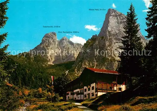 AK / Ansichtskarte Hinterbaerenbad Alpenmotiv Anton Karg Haus Totenkirchl Hinterbaerenbad