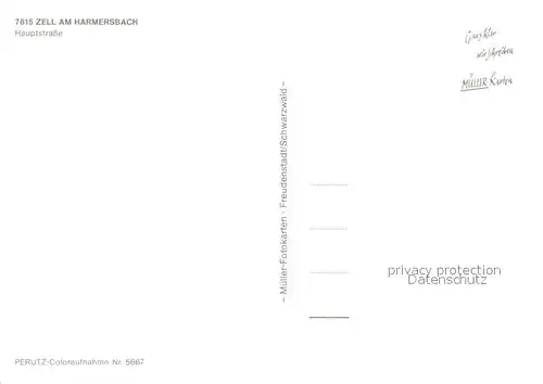 AK / Ansichtskarte Zell_Harmersbach Hauptstrasse Fachwerkhaeuser Strassencafes Zell Harmersbach