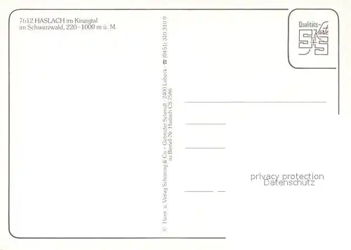 AK / Ansichtskarte Haslach_Kinzigtal Fliegeraufnahme Haslach_Kinzigtal