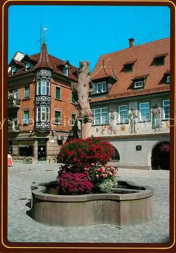 AK / Ansichtskarte Haslach_Kinzigtal Marktbrunnen Haslach_Kinzigtal