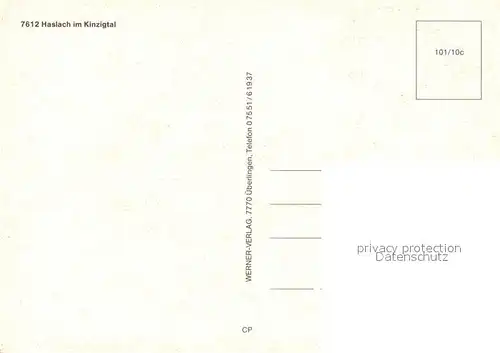 AK / Ansichtskarte Haslach_Kinzigtal Park Blick zur Kirche Haslach_Kinzigtal