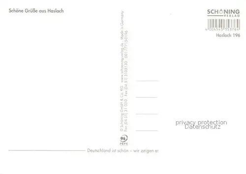 AK / Ansichtskarte Haslach_Kinzigtal Skulpturen Haupstrasse Museum Freihof Marktplatz Brunnen Kirche Rathaus Stadtpanorama Schwarzwald Haslach_Kinzigtal