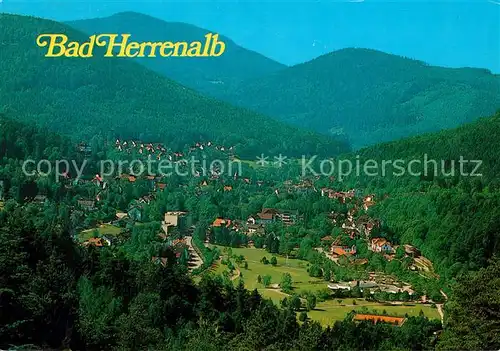 AK / Ansichtskarte Bad_Herrenalb Panorama Luftkurort im Schwarzwald Bad_Herrenalb