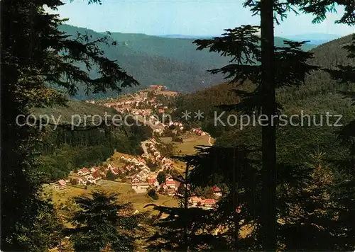 AK / Ansichtskarte Bad_Herrenalb Landschaftspanorama Gaistal Schwarzwald Bad_Herrenalb