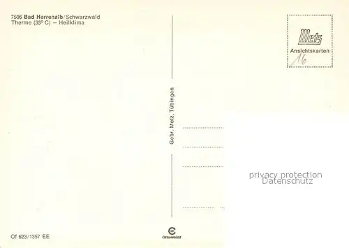 AK / Ansichtskarte Bad_Herrenalb Panorama Luftkurort im Schwarzwald Bad_Herrenalb