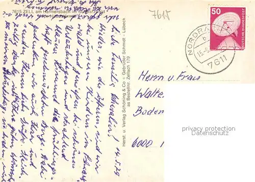 AK / Ansichtskarte Zell_Harmersbach Am Hirschtuermle Zell Harmersbach