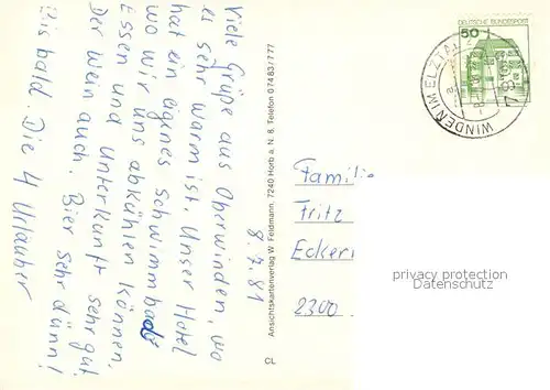 AK / Ansichtskarte Oberwinden_Elztal Panorama Schwarzwald Holzbrunnen Oberwinden Elztal