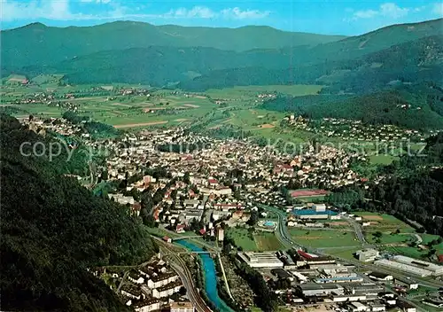 AK / Ansichtskarte Waldkirch_Breisgau Panorama Blick ins Elztal Fliegeraufnahme Waldkirch Breisgau