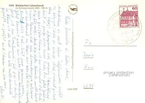 AK / Ansichtskarte Luetzenhardt Panorama Luetzenhardt