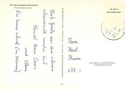 AK / Ansichtskarte Unterbraend Fliegeaufnahme Uferpartie am Kirnbergsee Sperrmauer Wohnsiedlung Unterbraend