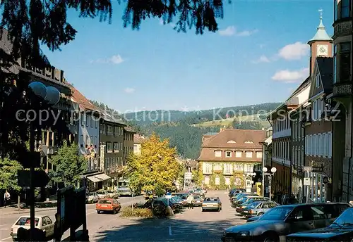 AK / Ansichtskarte Triberg_Schwarzwald Ortszentrum Kurort Triberg Schwarzwald