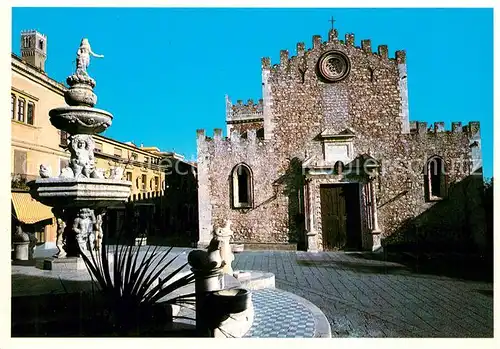 AK / Ansichtskarte Taormina_Sizilien Basilica Taormina Sizilien