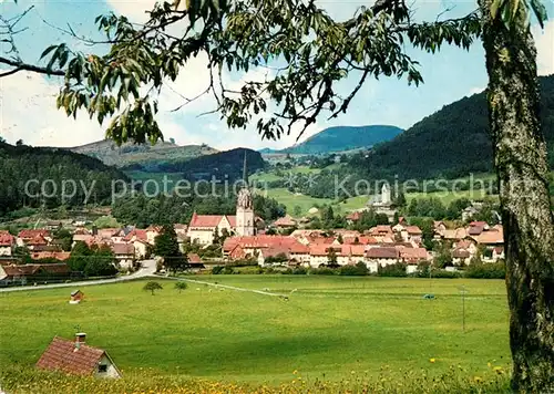 AK / Ansichtskarte Schoenau_Schwarzwald Panorama Luftkurort mit Belchen Schoenau Schwarzwald