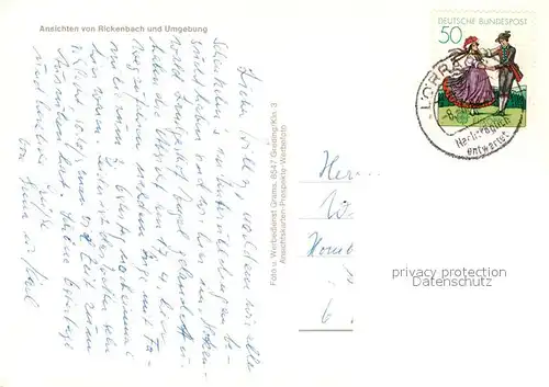 AK / Ansichtskarte Rickenbach_Hotzenwald Teilansichten Kirche Wasserfall Felsen Aussichtsturm Landschaftspanorama Rickenbach Hotzenwald
