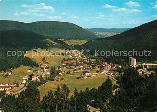 AK / Ansichtskarte Obertal_Baiersbronn Panorama Schwarzwald Sanatorium Obertal Baiersbronn