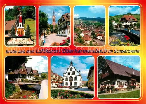 AK / Ansichtskarte Oberharmersbach Teilansichten Luftkurort im Schwarzwald Oberharmersbach