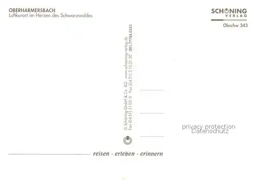 AK / Ansichtskarte Oberharmersbach Teilansichten Luftkurort im Schwarzwald Grotte Oberharmersbach