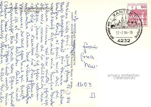 AK / Ansichtskarte Oberharmersbach Luftkurort im Schwarzwald Fliegeraufnahme Oberharmersbach