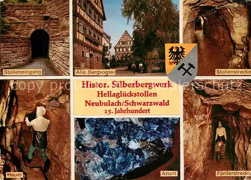 AK / Ansichtskarte Neubulach Historisches Silberbergwerk Neubulach