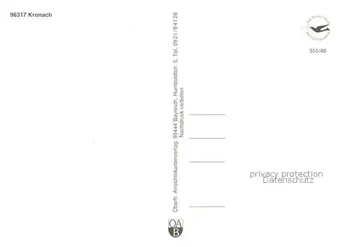 AK / Ansichtskarte Kronach_Oberfranken Stadtpanorama Festung Rosenberg Naturpark Frankenwald Altstadt Fachwerkhaeuser Stadtmauer Kronach Oberfranken