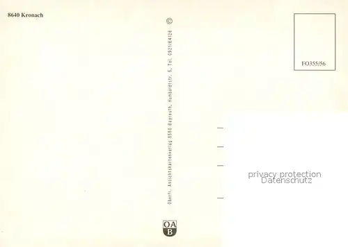 AK / Ansichtskarte Kronach_Oberfranken Wehrgang Altstadt Fachwerkhaeuser Kronach Oberfranken