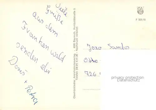 AK / Ansichtskarte Kronach_Oberfranken Partie am Fluss Historische Altstadt Veste Rosenberg Brunnen Turm Stadtmauer Kronach Oberfranken