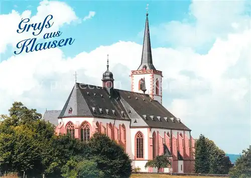 AK / Ansichtskarte Klausen_Eifel Wallfahrtskirche Maria Heimsuchung Klausen_Eifel