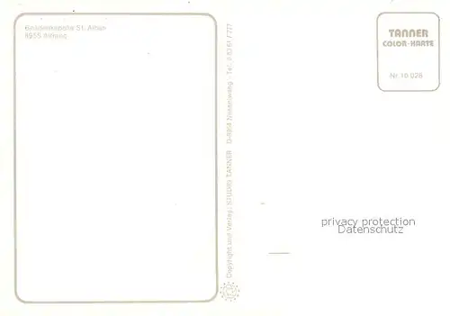 AK / Ansichtskarte Aitrang Gnadenkapelle St Alban Alpenpanorama Aitrang