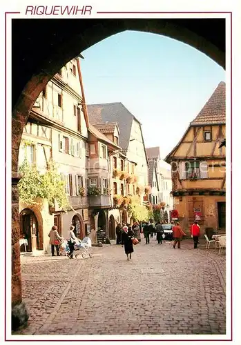 AK / Ansichtskarte Riquewihr_Haut_Rhin Rue Gal de Gaulle Altstadt Riquewihr_Haut_Rhin