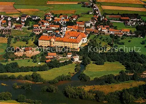 AK / Ansichtskarte Walderbach Ehemalige Zisterzienserabtei Fliegeraufnahme Walderbach