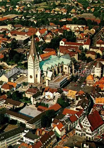 AK / Ansichtskarte Paderborn Kaiserpfalz Dom Gaukirche Rathaus Fliegeraufnahme Paderborn