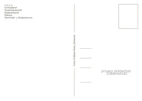 AK / Ansichtskarte Zehdenick Klosterhof Tonstichlandschaft Klosterscheune Rathaus Dammhastscheune Wappen Zehdenick
