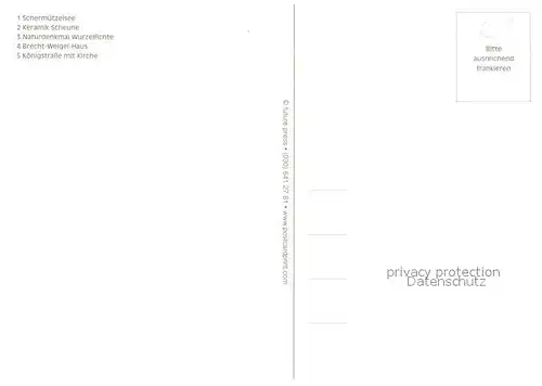 AK / Ansichtskarte Buckow_Maerkische_Schweiz Schermuetzelsee Keramik Scheune Naturdenkmal Wurzelfichte Brecht Weigel Haus Koenigstrasse Kirche Buckow_Maerkische_Schweiz