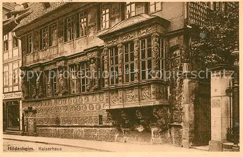 AK / Ansichtskarte Hildesheim Kaiserhaus Historisches Gebaeude Altstadt Hildesheim