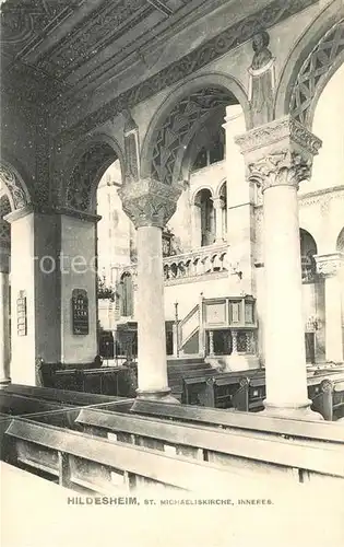 AK / Ansichtskarte Hildesheim St Michaeliskirche Innenansicht Hildesheim