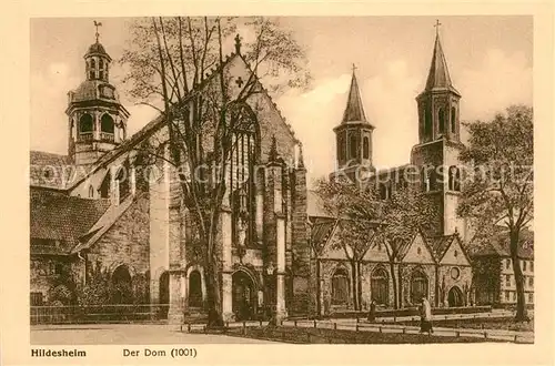 AK / Ansichtskarte Hildesheim Dom Kuenstlerkarte Hildesheim
