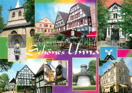 AK / Ansichtskarte Unna Fachwerk Turm  Unna