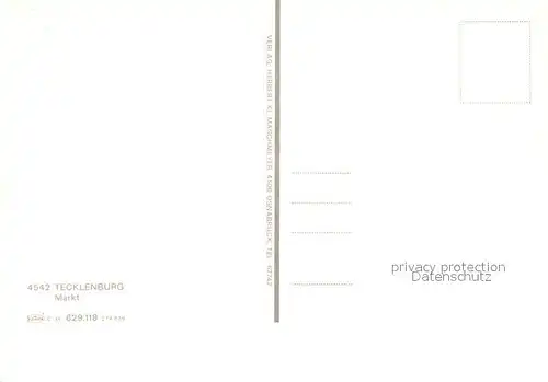 AK / Ansichtskarte Tecklenburg Marktplatz Fachwerk Tecklenburg