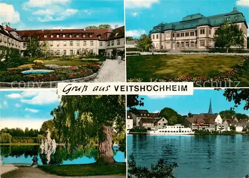AK / Ansichtskarte Veitshoechheim Mainpartie Parkanlagen Veitshoechheim