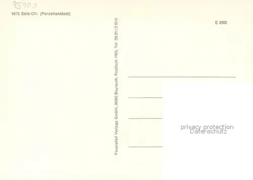 AK / Ansichtskarte Selb Porzellanstadt Brunnen Kirche Selb